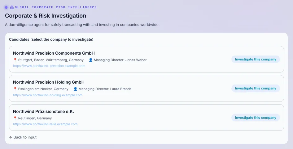 Pick the right company